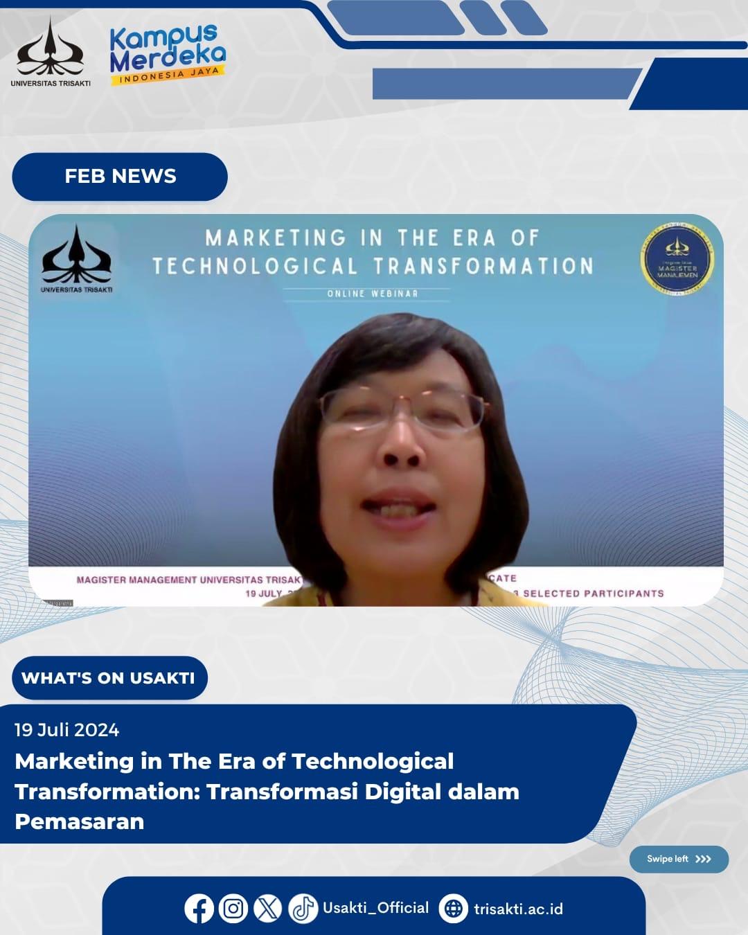 Digital Marketing Day Trisakti: Menggali Potensi Digital Marketing di Era Transformasi